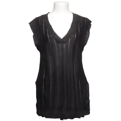 Pull sans manches (Gris, Noir) de Adolfo Dominguez