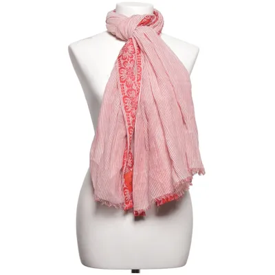 Shawl (Red, White, Multicolored) from Erfurt Cotton