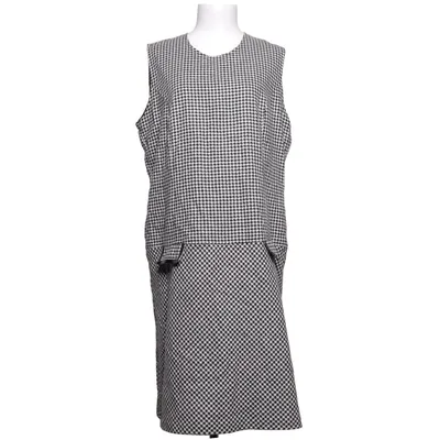Jurk (Zwart, Wit) van GR Design Polyamide, Polyester, Wol