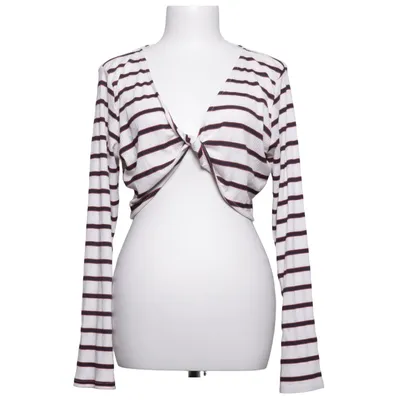 Wikkelblouse (Wit, Blauw, Rood) van Collusion Elastaan, Polyester, Viscose
