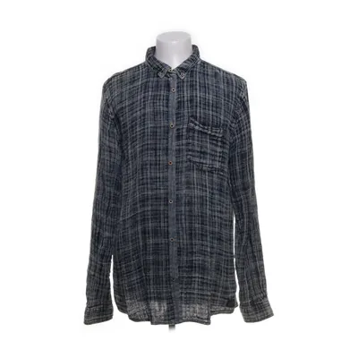 Button down shirt (Blue, White) from Solid Cotton