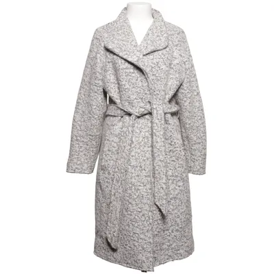 Jas (Grijs, Wit) van Sandwich Polyester, Wol