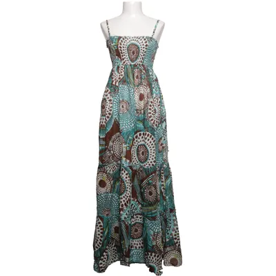 Robe longue (Marron, Multicolore) de Goa Coton