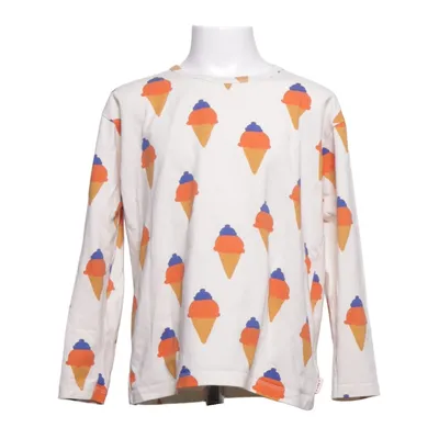 Långärmad t-shirt (Vit, Blå, Orange) från Tinycottons Bomull, Elastan