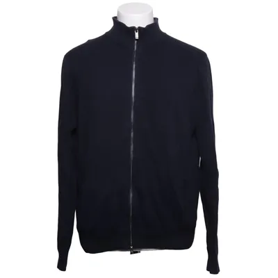 Cardigan (Bleu) de Massimo Dutti Coton, Élasthane, Polyamide