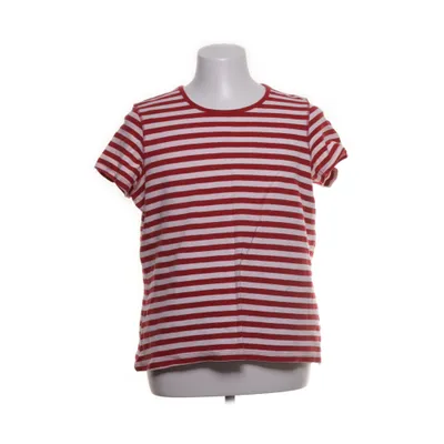 T-shirt (Rood, Wit) van KappAhl Katoen, Elastaan