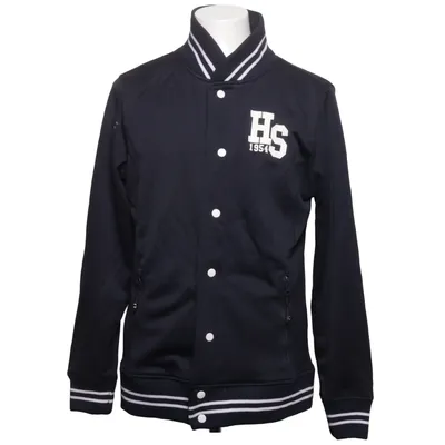 Collegejakke (Blå, Hvid) fra FSBN Fishbone Bomuld, Polyester