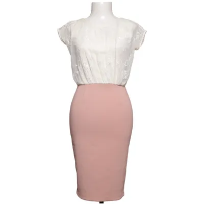 Robe (Blanc, Rose, Multicolore) de Paper Dolls Élasthane, Nylon, Polyester