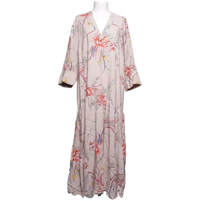 Maxi dress (Beige, Multicolored) from H&M Polyamide, Viscose