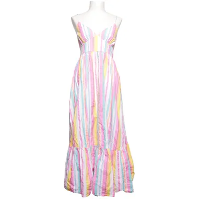 Robe longue (Blanc, Multicolore) de Motivi Coton