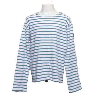 Langarmshirt (Blau, Weiß) von Voile Bleue Baumwolle