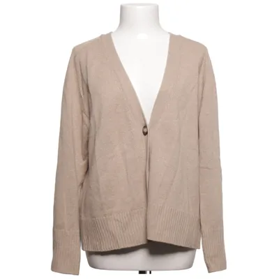 Cardigan (Beige) van Emilio Sarto Kasjmier, Merinowol, Zijde