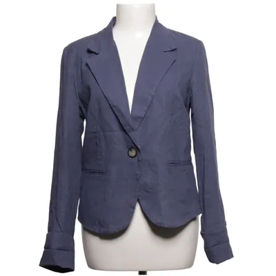 Blazer (Blå) fra Halston Linned, Polyester, Viscose