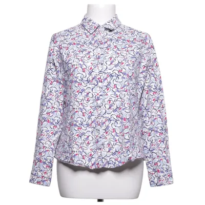 Blouse (Wit, Blauw, Meerkleurig) van Woolovers Organisch katoen
