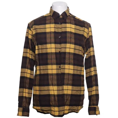 Flanellskjorta (Brun, Gul) från These Glory Days Bomull