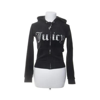 Huvtröja (Svart) från Juicy Couture Elastan, Polyester