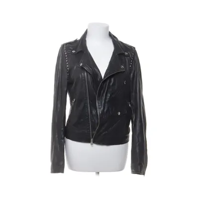Biker jacket (Black) from Munderingskompagniet Polyester, Leather