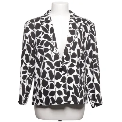 Blazer (Zwart, Wit) van Un Jour Ailleurs Elastaan, Polyester, Viscose