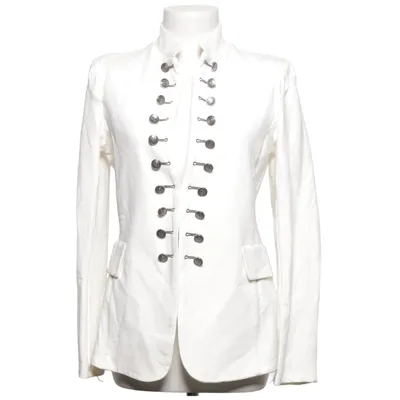 Blazer (Hvid) fra Chica London Bomuld, Elastan