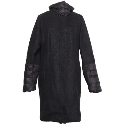 Manteau (Gris) de Etage Polyamide, Polyester, Laine