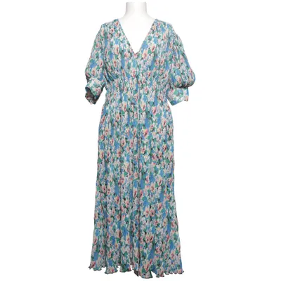 Maxi dress (Blue, Green, Multicolored) from Ganni Recycled polyester