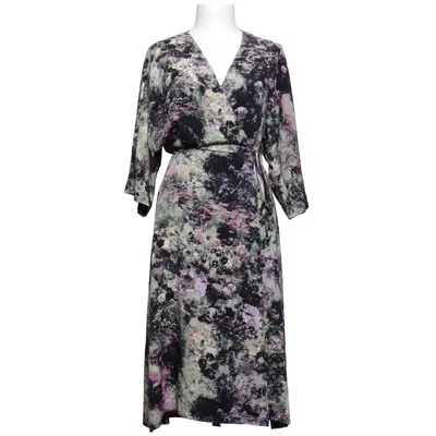 Robe portefeuille (Noir, Multicolore) de Monokel Polyester