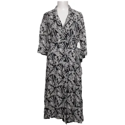 Wrap dress (Black, White) from Ba&sh Viscose