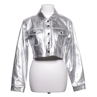 Jeansjacka (Silverfärgad) från Zara Bomull