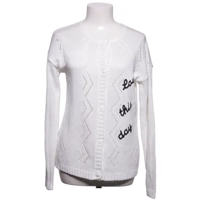 Cardigan (White) from Milly Acrylic, Cotton