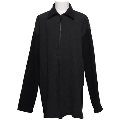 Strickjacke (Schwarz, Grau) von Crossways by Lindex Baumwolle, Polyester, Viskose