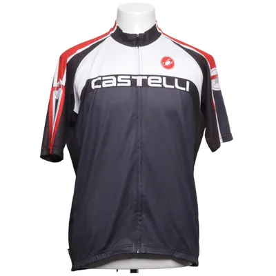 Wielershirt (Grijs, Rood, Wit) van Castelli