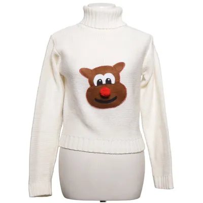 Julesweater (Hvid, Flerfarvet) fra Cheer