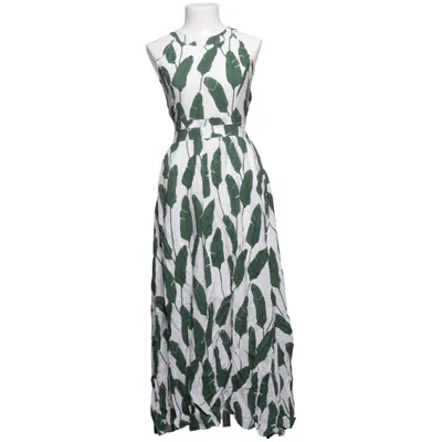 Maxi dress (White, Green) from Chicwish Polyester