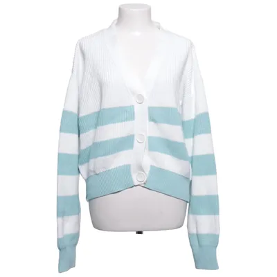 Cardigan (White, Blue) from Insieme Cotton