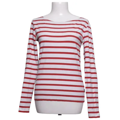 Lange mouwen shirt (Rood, Wit) van Peak Performance Katoen, Elastaan