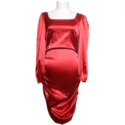 Jurk (Rood) van Eilly Bazar Elastaan, Polyester