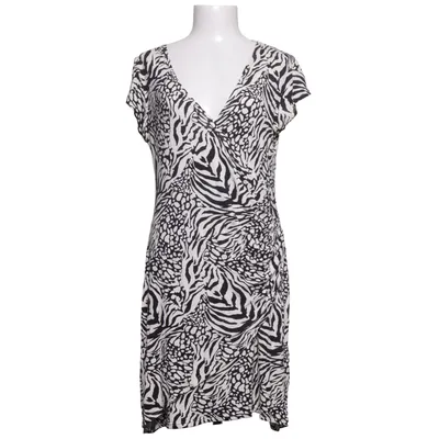 Kjole (Sort, Hvid) fra Smash Elastan, Viscose