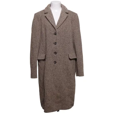Coat (Brown) from Gil Bret Acetate, Polyamide, Wool