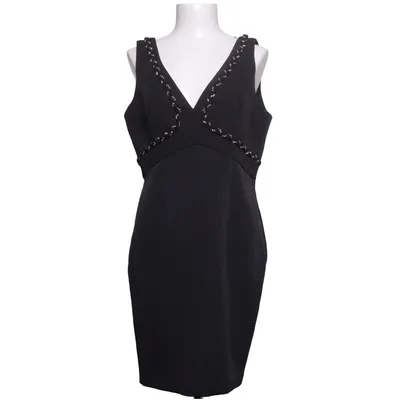 Jurk (Zwart) van Time Elastaan, Polyester