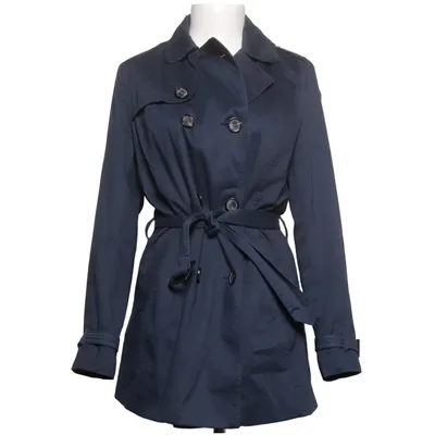 Trenchcoat (Blau) von Charles Vögele Baumwolle, Polyester