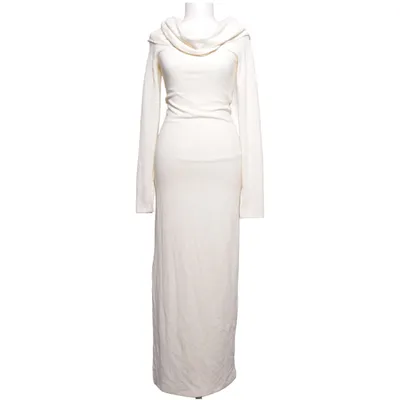 Långklänning (Vit) från Gina Tricot Polyester, Viskos