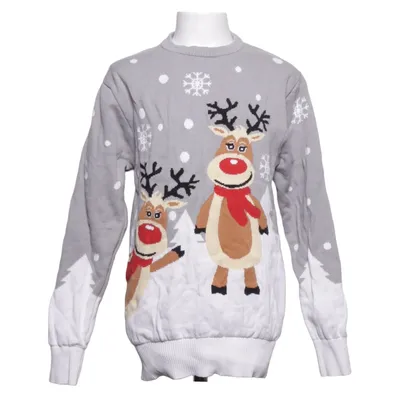 Jultröja (Grå, Vit, Flerfärgad) från Christmas Sweats Ekologisk bomull