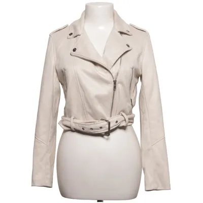 Bikerjakke (Beige) fra Bershka_BSKGIRL Polyester