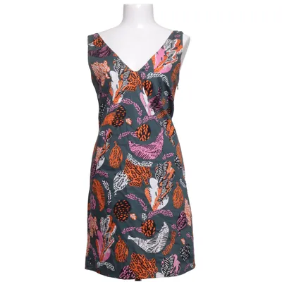 Dress (Green, Multicolored) from Edited Cotton
