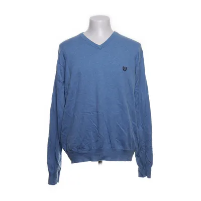 Pull-over (Bleu) de Chaps Cachemire, Coton