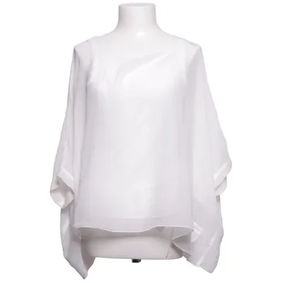 Blouse (White) from Ajlajk Polyester, Viscose