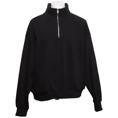 Sweatshirt (Black) from Weekday Cotton, Polyester, Elastane