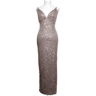 Evening gown (Gold) from Buch Copenhagen Cotton, Polyester