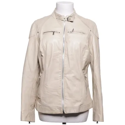 Læderjakke (Beige) fra Pelle Pelle