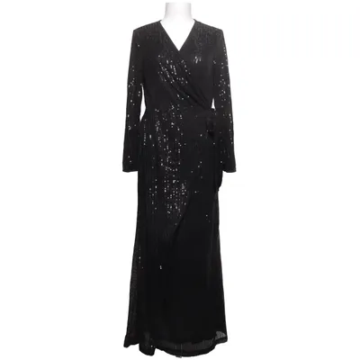 Wrap dress (Black) from Shein Curve Elastane, Polyester